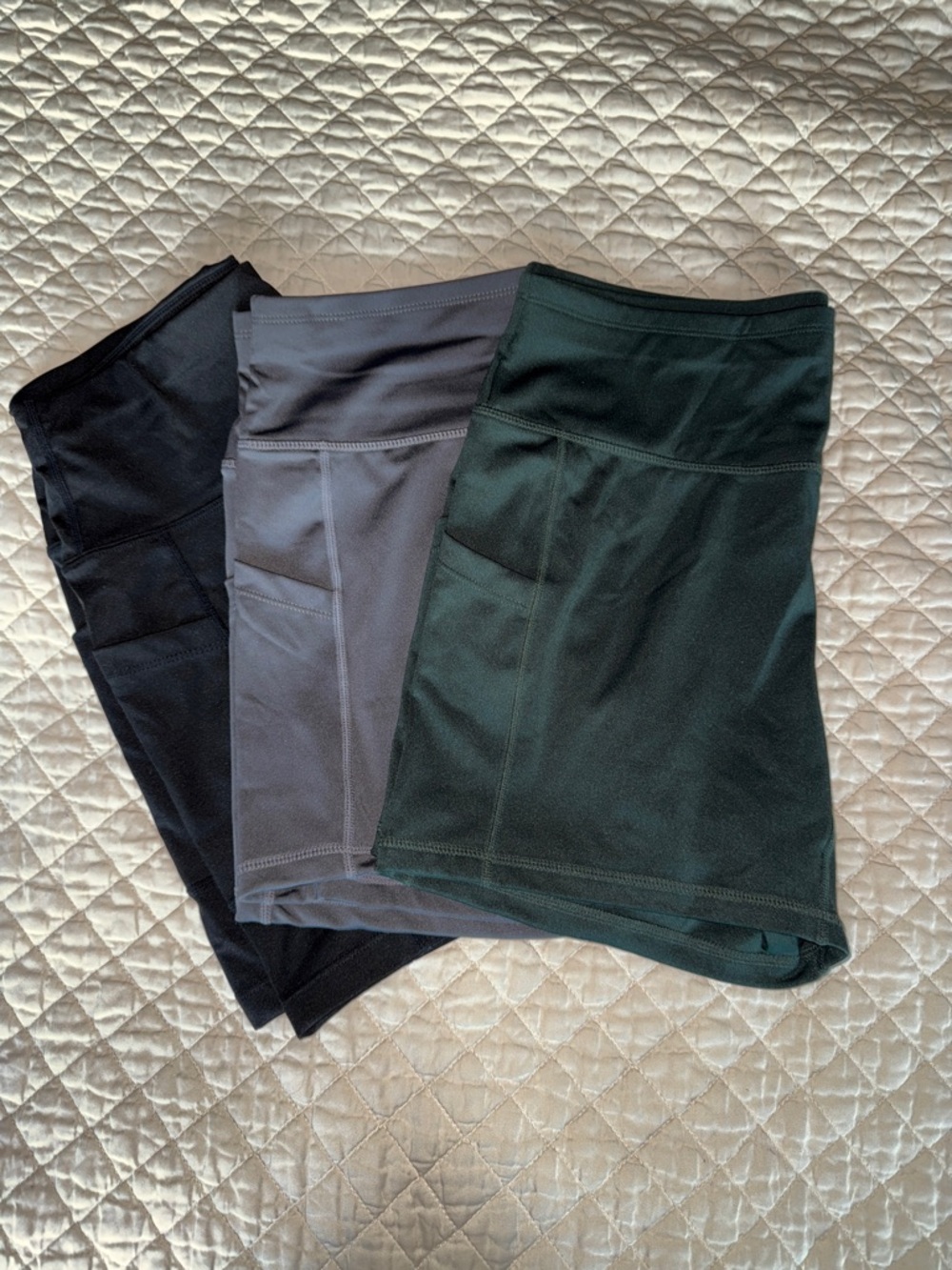 Cadmus Amazon 3 Athletic Shorts - Black, Gray, Dark Green